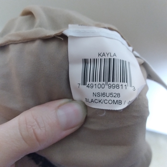 BCBGMaxAzria Black Tiered Lace Overlay Sleeveless Cocktail Dress Size 4 - Picture 14 of 16